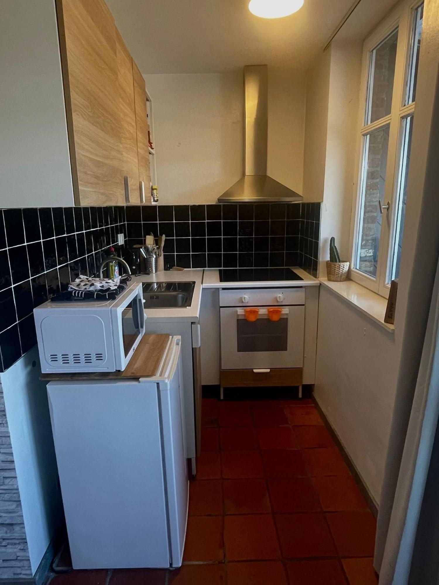 Au Beffroi Apartment Thuin ภายนอก รูปภาพ